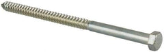 Value Collection - 1/2" Screw, 9" Length Under Head, Steel, Hex Head Lag Screw - Zinc Plated, Grade 2 - A1 Tooling