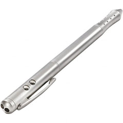 Quartet - Chrome Pen Size Laser Pointer - Silver, 4 LR41 Batteries Included - A1 Tooling