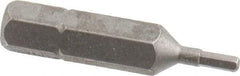 Irwin - 5/64" Hex Screwdriver Bit - 1/4" Drive, 1-1/4" OAL - A1 Tooling