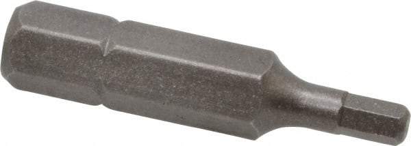 Irwin - 3mm Hex Screwdriver Bit - 1/4" Drive, 1-1/4" OAL - A1 Tooling