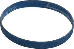 Norton - 1/2" Wide x 12" OAL, 60 Grit, Zirconia Alumina Abrasive Belt - Zirconia Alumina, Medium, Coated, X Weighted Cloth Backing, Series R823 - A1 Tooling