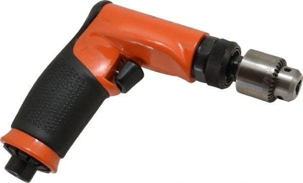 Dotco - 1/4" Keyed Chuck - Pistol Grip Handle, 3,800 RPM, 0.4 hp, 90 psi - A1 Tooling