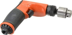 Dotco - 1/4" Keyed Chuck - Pistol Grip Handle, 3,200 RPM, 0.4 hp, 90 psi - A1 Tooling