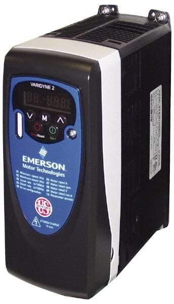 US Motors - Three Phase, 380-480 Volt, 1/2 hp, Variable Frequency Drive - 3.4" Wide x 6.2" Deep x 8" High, NEMA 1 - A1 Tooling