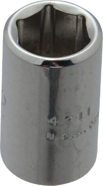 Proto - 11/32", 1/4" Drive, Standard Hand Socket - 6 Points, 7/8" OAL, Chrome Finish - A1 Tooling