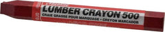 Markal - Clay Based Lumber Crayon - Red - A1 Tooling