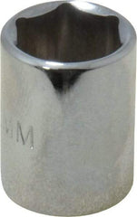 Proto - 1/4" Drive, Standard Hand Socket - 6 Points, 7/8" OAL, Chrome Finish - A1 Tooling