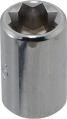 Proto - 5/16", 1/4" Drive, Standard Hand Socket - 8 Points, 7/8" OAL, Chrome Finish - A1 Tooling