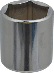 Proto - 15/16", 3/8" Drive, Standard Hand Socket - 6 Points, 1-5/16" OAL, Chrome Finish - A1 Tooling