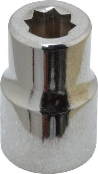 Proto - 1/4", 3/8" Drive, Standard Hand Socket - 8 Points, 1-5/64" OAL, Chrome Finish - A1 Tooling