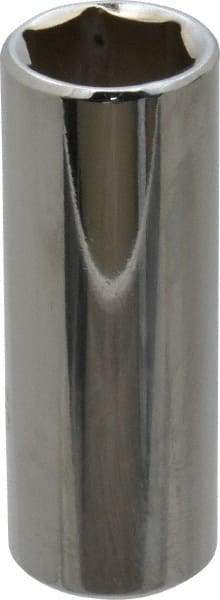 Proto - 9/16", 3/8" Drive, Deep Hand Socket - 6 Points, 2-1/8" OAL, Chrome Finish - A1 Tooling