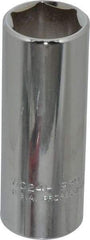 Proto - 3/4", 3/8" Drive, Deep Hand Socket - 6 Points, 2-3/4" OAL, Chrome Vanadium, Chrome Finish - A1 Tooling