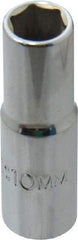 Proto - 3/8" Drive, Deep Hand Socket - 6 Points, 2-1/8" OAL, Chrome Vanadium, Chrome Finish - A1 Tooling