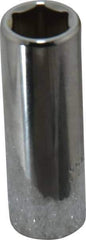 Proto - 3/8" Drive, Deep Hand Socket - 6 Points, 2-1/8" OAL, Chrome Finish - A1 Tooling