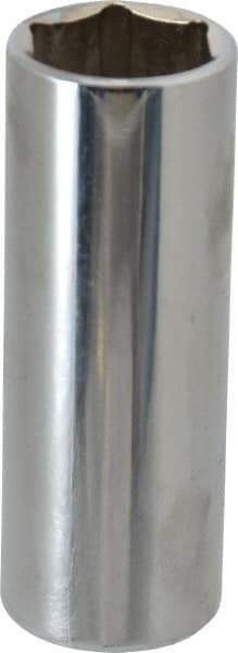 Proto - 3/8" Drive, Deep Hand Socket - 6 Points, 2-3/4" OAL, Chrome Finish - A1 Tooling