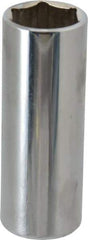 Proto - 3/8" Drive, Deep Hand Socket - 6 Points, 2-3/4" OAL, Chrome Finish - A1 Tooling