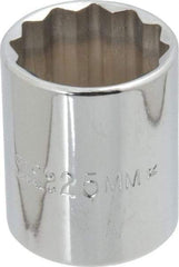 Proto - 1/2" Drive, Standard Hand Socket - 12 Points, 1-17/32" OAL, Chrome Finish - A1 Tooling