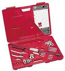 Proto - 19 Piece, 6 Ton Capacity, 7" Spread, General Pupose Puller Set - 8 Jaws, 6" Reach - A1 Tooling