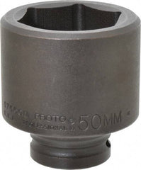 Proto - 3/4" Drive 50mm Standard Impact Socket - 6 Points, 3-7/64" OAL - A1 Tooling