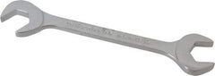 Proto - 13/16" Standard Open End Wrench - 7-1/2" OAL, Double End, Chrome Finish, 15° & 60° Head Angle - A1 Tooling