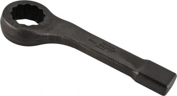 Proto - 60mm 12 Point Striking Box Wrench - Single End, 14-1/2" OAL, Steel - A1 Tooling