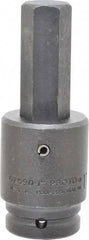 Proto - 3/4" Drive, 1" Impact Hex Bit Socket - 2-33/64" Bit Length, 5-15/64" OAL - A1 Tooling