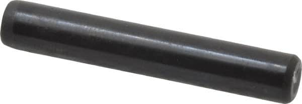 Holo-Krome - 1/4" Diam x 1-1/2" Pin Length 4000 Alloy Steel Oversized Dowel Pin - Black Luster Finish, C 47-58 & C 60 (Surface) Hardness, 1 Beveled & 1 Rounded End - A1 Tooling