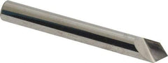 Atrax - 1/4" Head Diam, 1/4" Shank Diam, 1 Flute 90° Solid Carbide Countersink - Bright Finish, 2" OAL, Single End, Straight Shank, Right Hand Cut - A1 Tooling