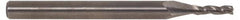 SGS - 29/64", 1" LOC, 1/2" Shank Diam, 3" OAL, 3 Flute, Solid Carbide Square End Mill - Single End, Uncoated, Spiral Flute, 30° Helix, Centercutting, Right Hand Cut, Right Hand Flute, Series 5 - A1 Tooling