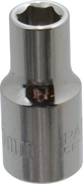 Paramount - 1/4" Drive, Standard Hand Socket - 6 Points, 15/16" OAL, Steel, Chrome Finish - A1 Tooling