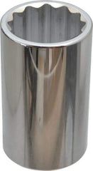 Paramount - 1-5/16", 1/2" Drive, Deep Hand Socket - 12 Points, 3-1/2" OAL, Steel, Chrome Finish - A1 Tooling