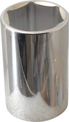 Paramount - 1-7/16", 1/2" Drive, Deep Hand Socket - 6 Points, 3-1/2" OAL, Steel, Chrome Finish - A1 Tooling