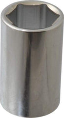 Paramount - 1-5/16", 1/2" Drive, Deep Hand Socket - 6 Points, 3-1/2" OAL, Steel, Chrome Finish - A1 Tooling