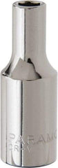 Paramount - 3/8" Drive, Deep Hand Socket - 6 Points, 1-15/16" OAL, Steel, Chrome Finish - A1 Tooling