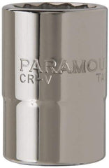 Paramount - 3/4" Drive, Standard Hand Socket - 12 Points, 2-13/64" OAL, Steel, Chrome Finish - A1 Tooling