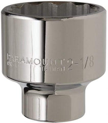 Paramount - 2-1/8", 3/4" Drive, Standard Hand Socket - 12 Points, 3-13/64" OAL - A1 Tooling