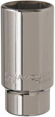 Paramount - 1-1/4", 3/4" Drive, Deep Hand Socket - 6 Points, 3-1/2" OAL, Steel, Chrome Finish - A1 Tooling