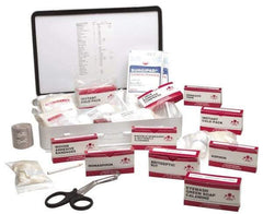 Ability One - 250 Piece, 25 Person, Full First Aid Kit - 10" Wide x 2-3/4" Deep x 14-1/2" High, Metal Case - A1 Tooling