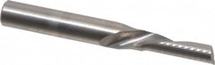 Onsrud - 3/16" Cutting Diam x 5/8" Length of Cut, 1 Flute, Downcut Spiral Router Bit - Uncoated, Right Hand Cut, Solid Carbide, 2" OAL x 1/4" Shank Diam, Single Edge, 22° Helix Angle - A1 Tooling