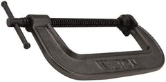 Hargrave - Light-Duty 14" Max Opening, 3-3/4" Throat Depth, Ductile Iron Standard C-Clamp - 2,850 Lb Capacity, 0" Min Opening, Standard Throat Depth - A1 Tooling