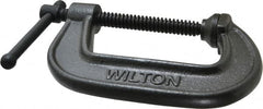 Wilton - Light-Duty 3" Max Opening, 1-7/8" Throat Depth, Ductile Iron Standard C-Clamp - 1,800 Lb Capacity, 0" Min Opening, Standard Throat Depth - A1 Tooling