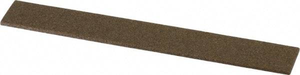 Norton - 4" Long x 1/2" Wide x 1/16" Thick, Aluminum Oxide Sharpening Stone - Taper, Coarse Grade - A1 Tooling