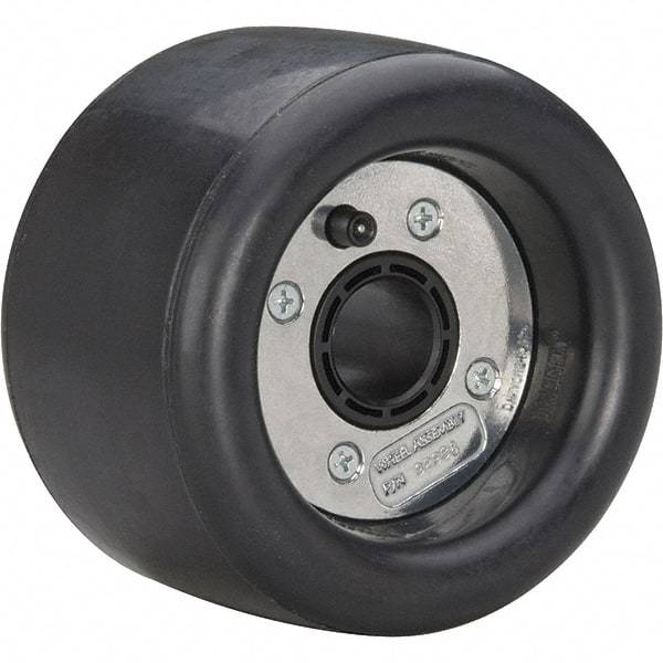 Dynabrade - 5" Wheel OD, 3-1/2" Wheel Width, 3,500 RPM, Composite, Pneumatic Wheel without Hub - 15-1/2" Long x 3-1/2" Wide, 5/8" Wheel Arbor Hole - A1 Tooling