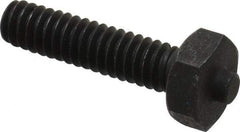 Gibraltar - 1/4-20 Thread, 7/16" Size, 1-1/4" Long, Black Oxide Coated, Steel, Lead Alloy Clamp Rest & Support - 29/32" Thread Length, 5/32" Pin Diam x 5/64" Pin Height, 11/64" Nut Height - A1 Tooling