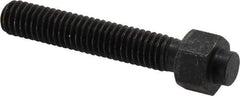 Gibraltar - 3/8-16 Thread, 9/16" Size, 2-1/2" Long, Black Oxide Coated, Steel, Lead Alloy Clamp Rest & Support - 1-13/16" Thread Length, 11/32" Pin Diam x 5/32" Pin Height, 11/32" Nut Height - A1 Tooling