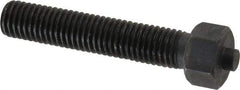 Gibraltar - 5/8-11 Thread, 7/8" Size, 3-27/32" Long, Black Oxide Coated, Steel, Lead Alloy Clamp Rest & Support - 2-15/16" Thread Length, 11/32" Pin Diam x 3/16" Pin Height, 1/2" Nut Height - A1 Tooling