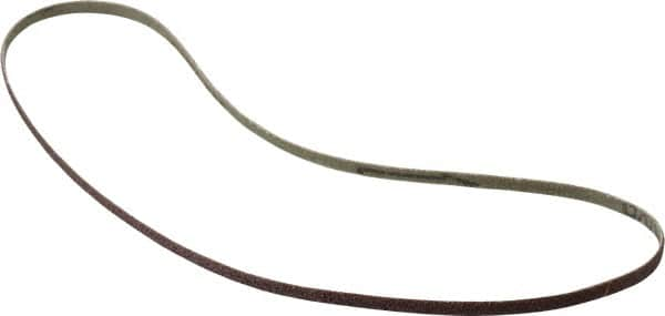 Tru-Maxx - 1/4" Wide x 24" OAL, 80 Grit, Aluminum Oxide Abrasive Belt - Aluminum Oxide, Medium, Coated - A1 Tooling