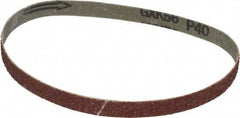 Tru-Maxx - 1/2" Wide x 18" OAL, 40 Grit, Aluminum Oxide Abrasive Belt - Aluminum Oxide, Coarse, Coated - A1 Tooling