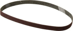 Tru-Maxx - 1/2" Wide x 18" OAL, 100 Grit, Aluminum Oxide Abrasive Belt - Aluminum Oxide, Fine, Coated - A1 Tooling