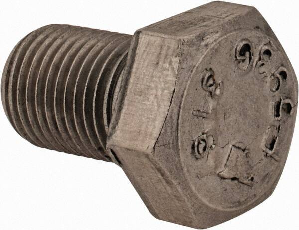 Value Collection - 1/2-20 UNF, 3/4" Length Under Head Hex Head Cap Screw - Fully Threaded, Grade 316 Stainless Steel, Uncoated, 3/4" Hex - A1 Tooling